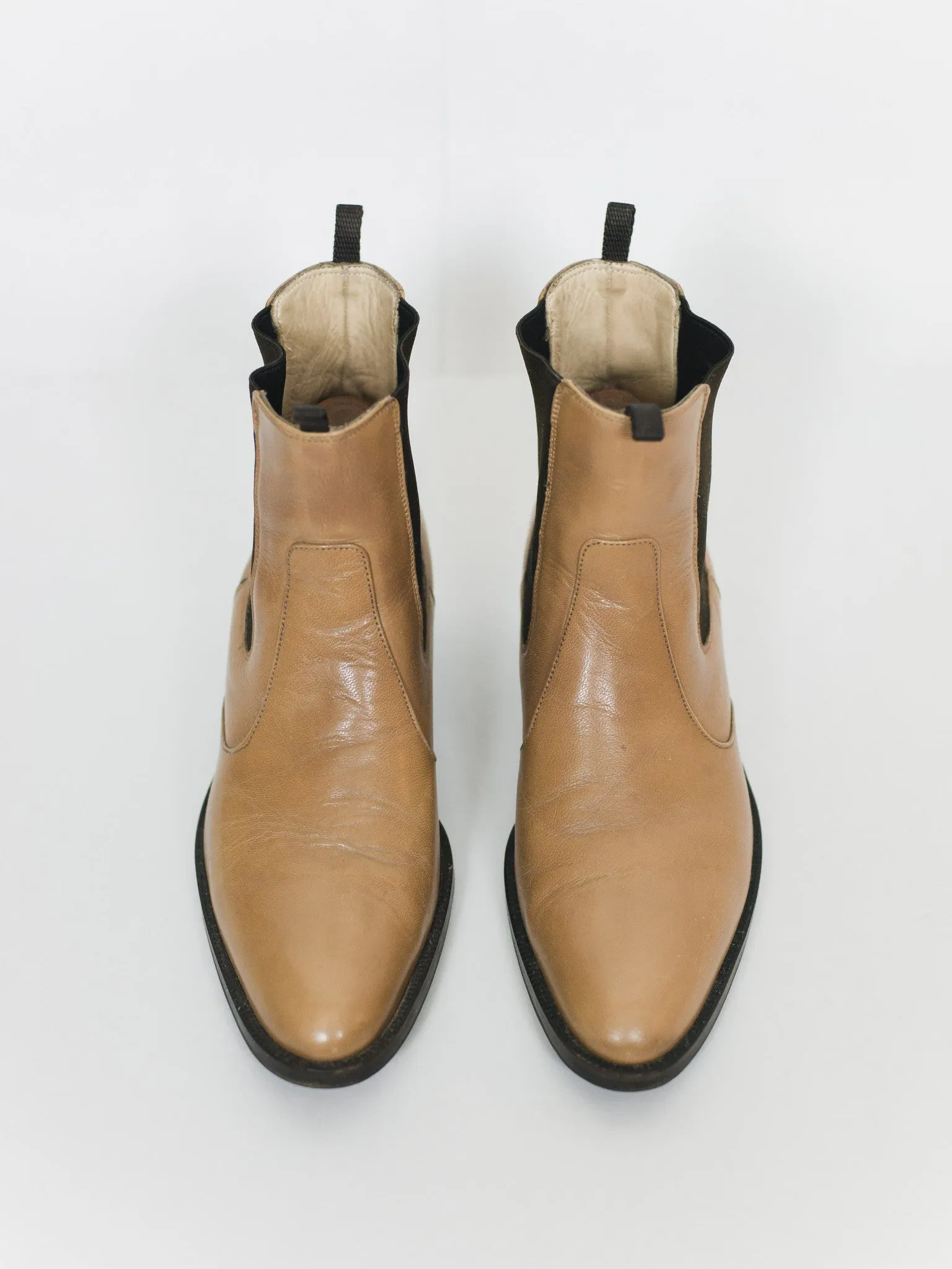 Helmut Lang Cuban Heel Chelsea Boots