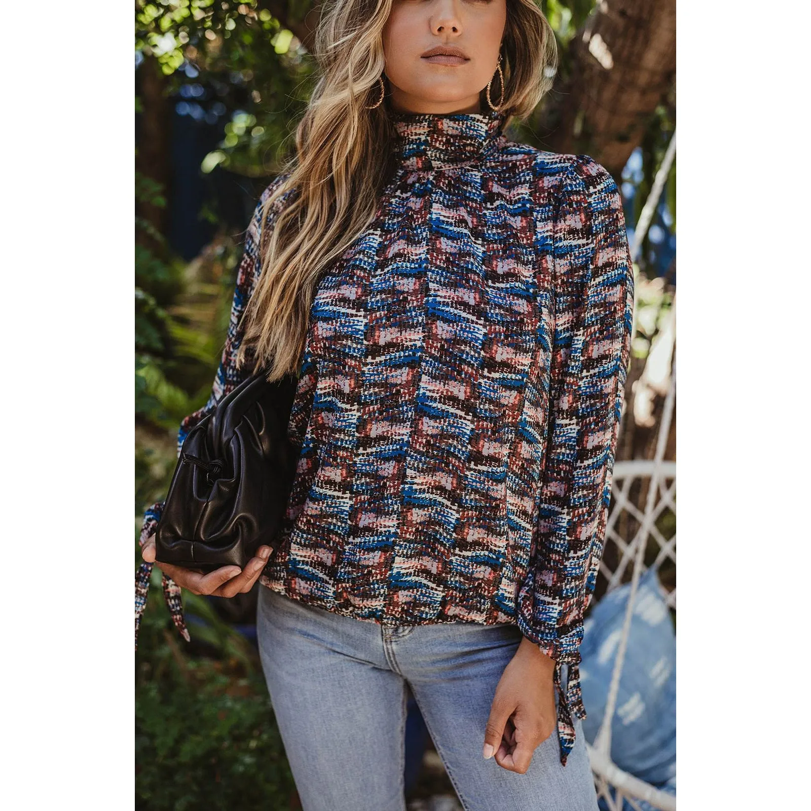 High Neck Blouse