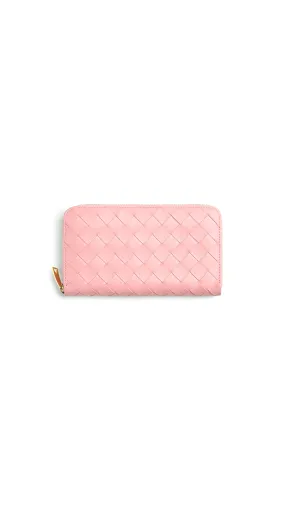 Intrecciato Zip Around Wallet - Ribbon