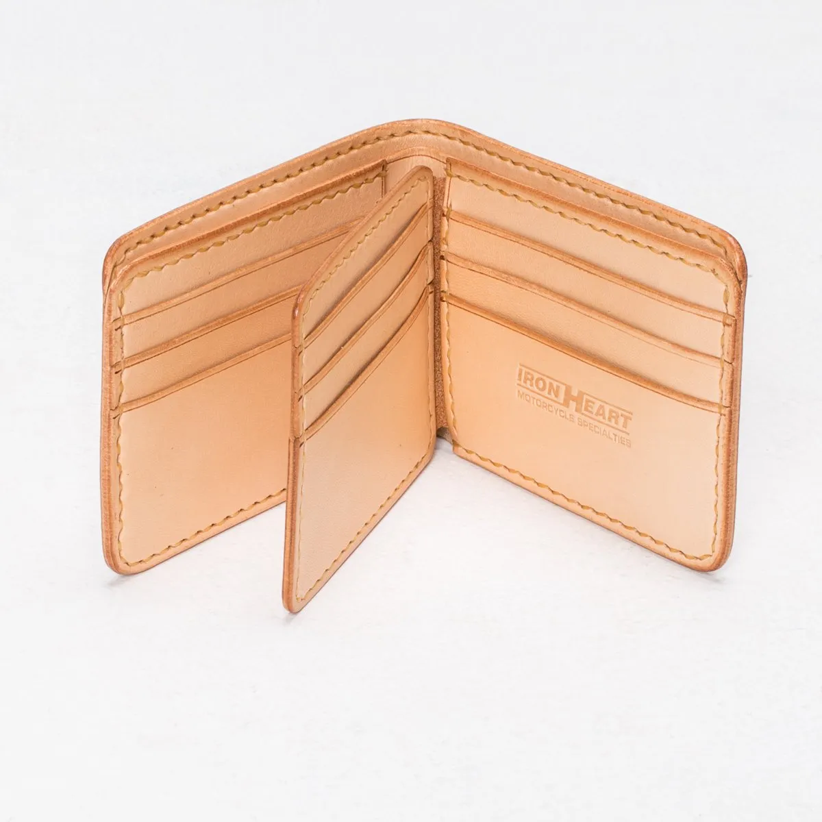 Iron Heart - Wallet- IHG-035 Calf Folding Wallet - Tan