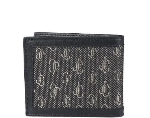 Jimmy Choo Allover Logo Bi-Fold Wallet