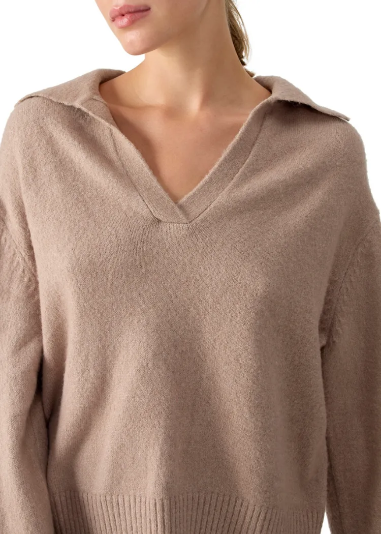 Johnny Collared Sweater - Mocha Meringue ***FINAL SALE***