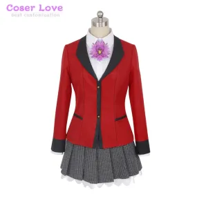 KAKEGURUI Yumemite Yumemi Cosplay Carnaval Costume Halloween Christmas Costume