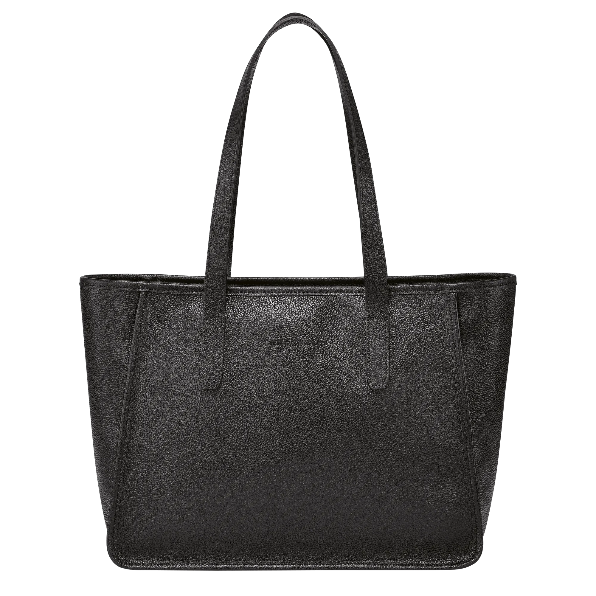 Le Foulonné L Tote bag Black - Leather