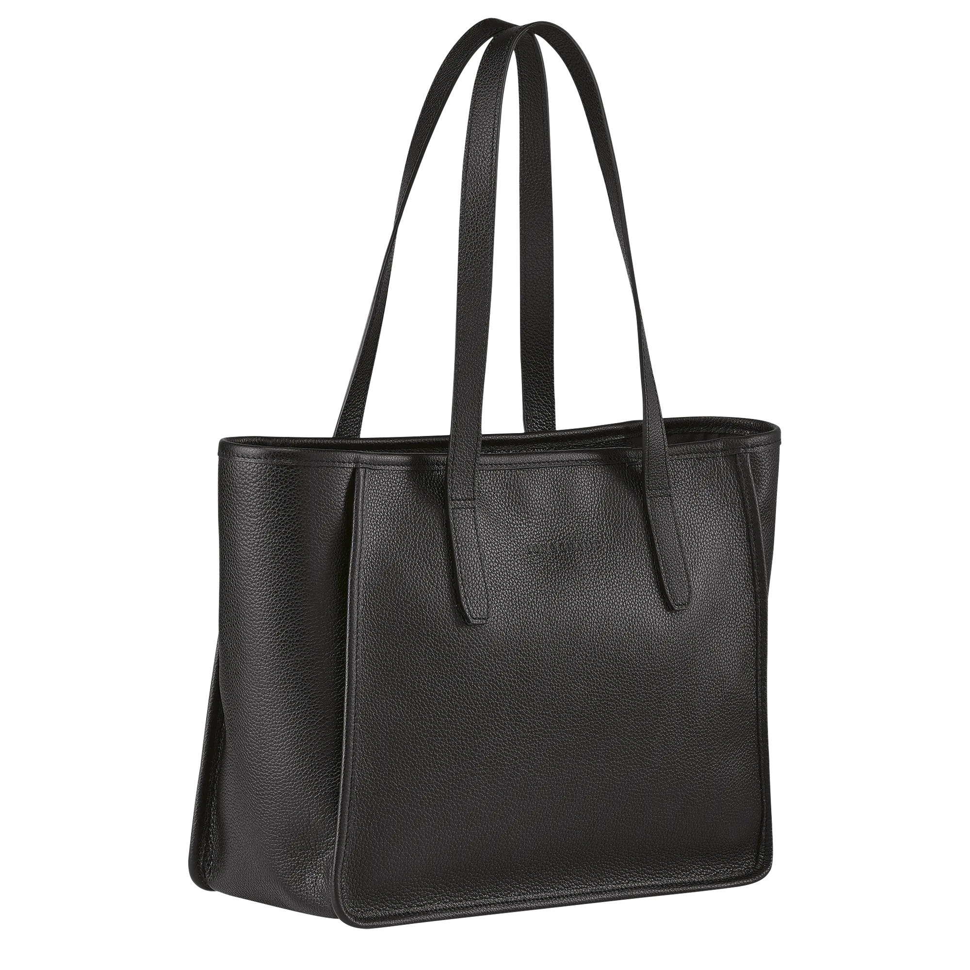 Le Foulonné L Tote bag Black - Leather