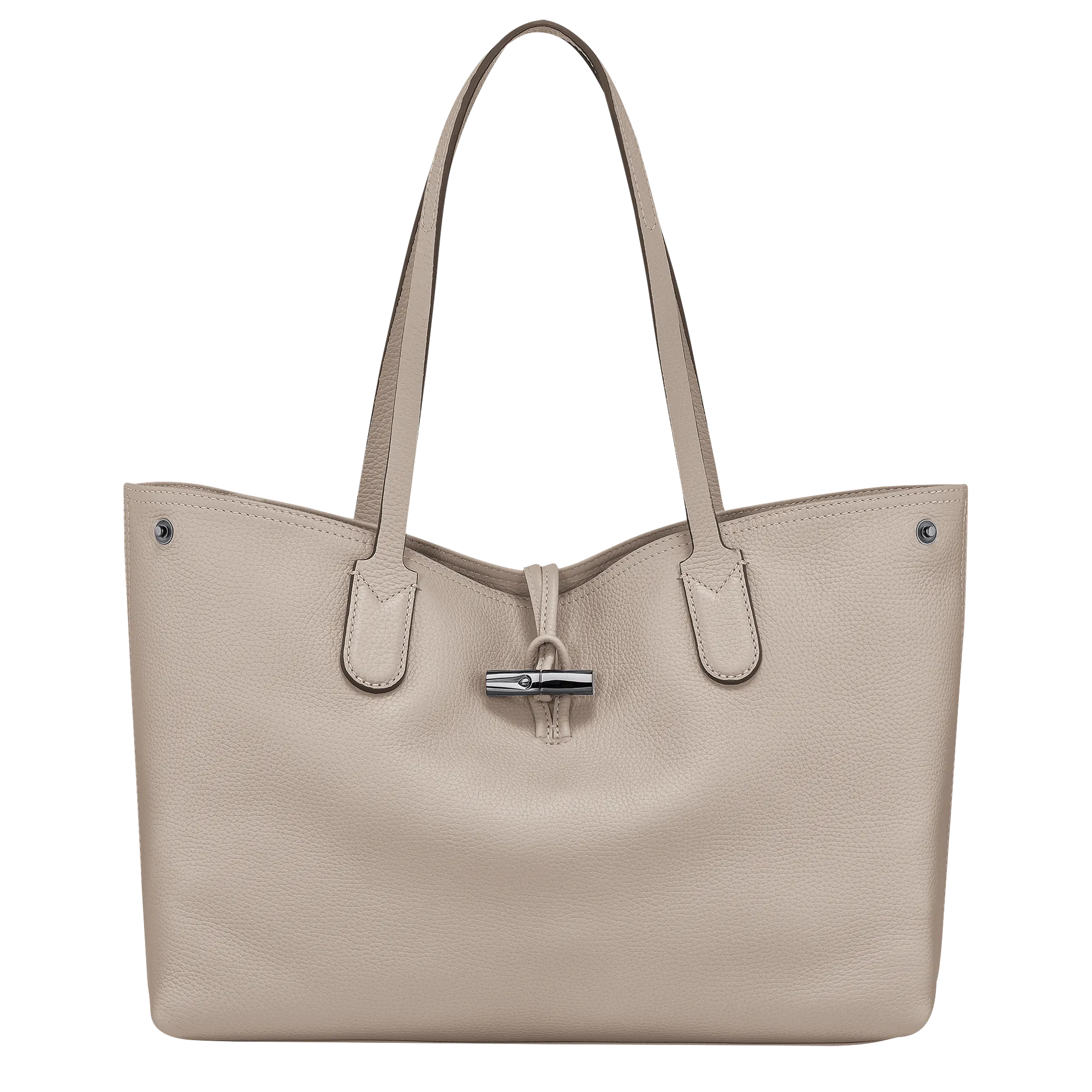 Le Roseau Essential L Tote bag Clay - Leather