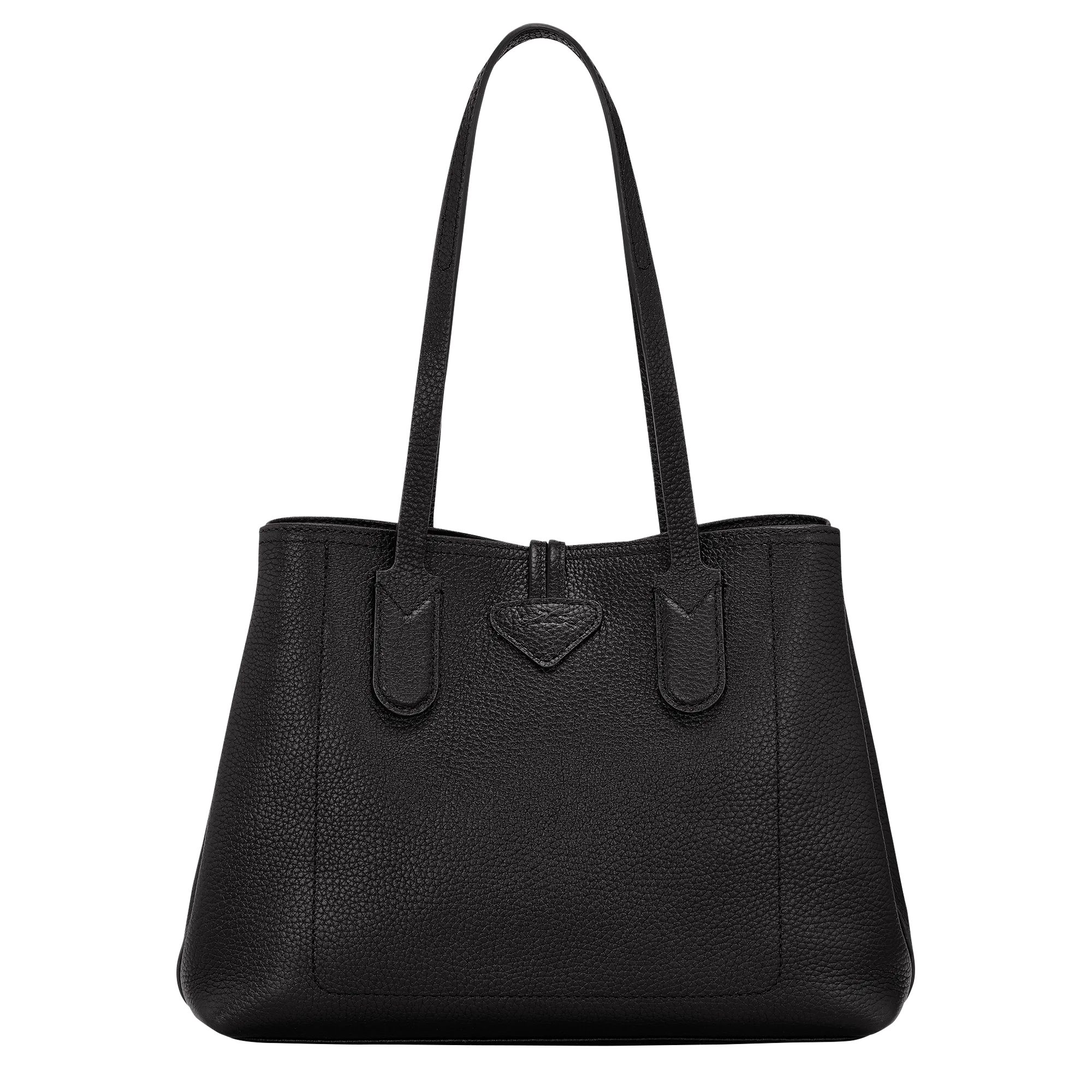 Le Roseau Essential M Tote bag Black - Leather