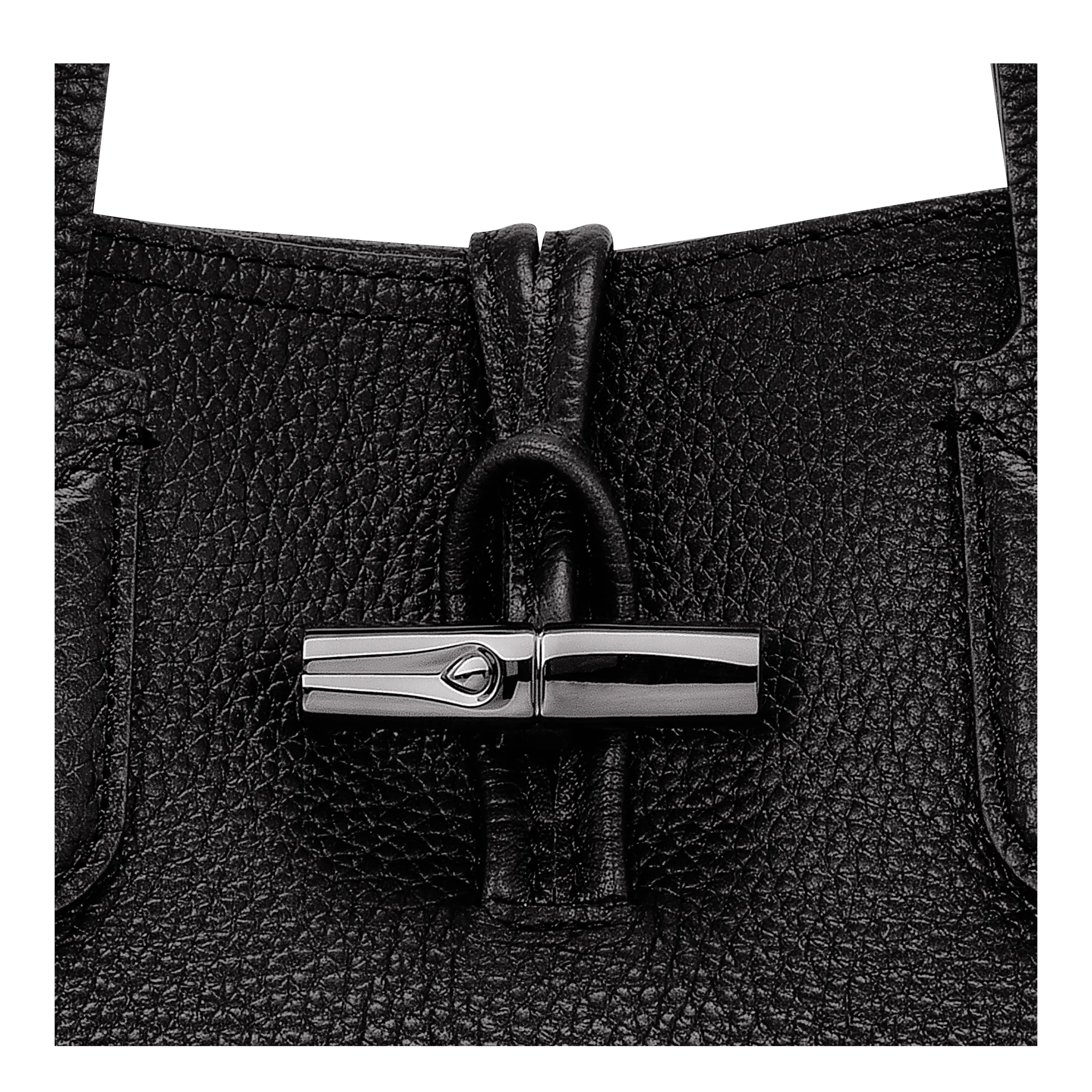 Le Roseau Essential M Tote bag Black - Leather