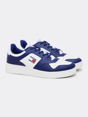 Leather Colour-Blocked Basketball Trainers | Sneakers | Tommy Hilfiger