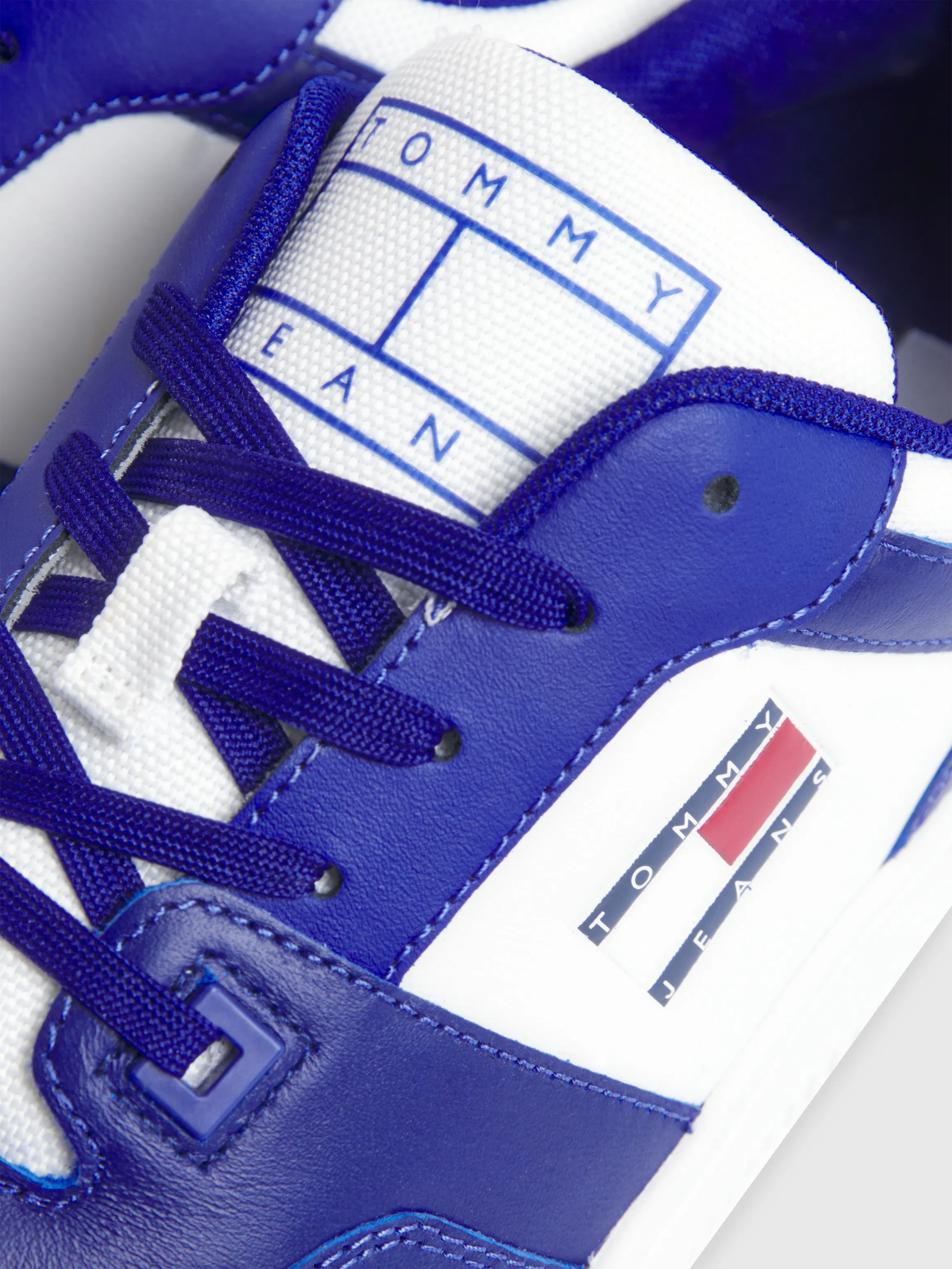 Leather Colour-Blocked Basketball Trainers | Sneakers | Tommy Hilfiger