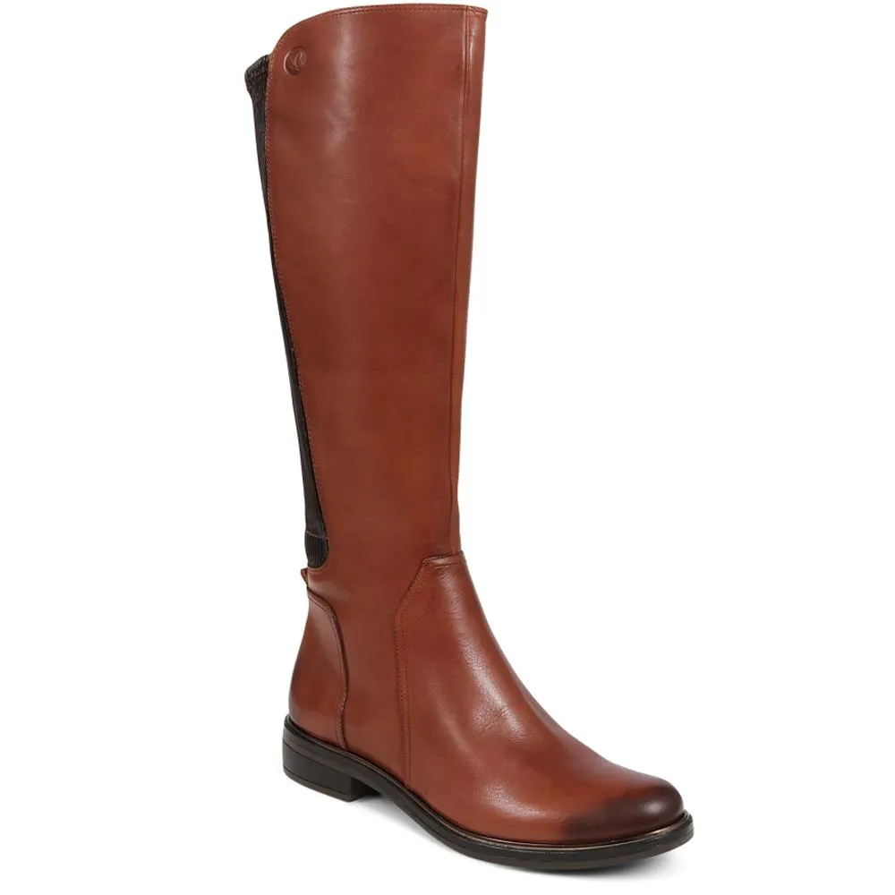 Leather Knee High Boots - CAPRI38505 / 325 551