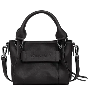 Longchamp 3D XS Handbag Black - Leather