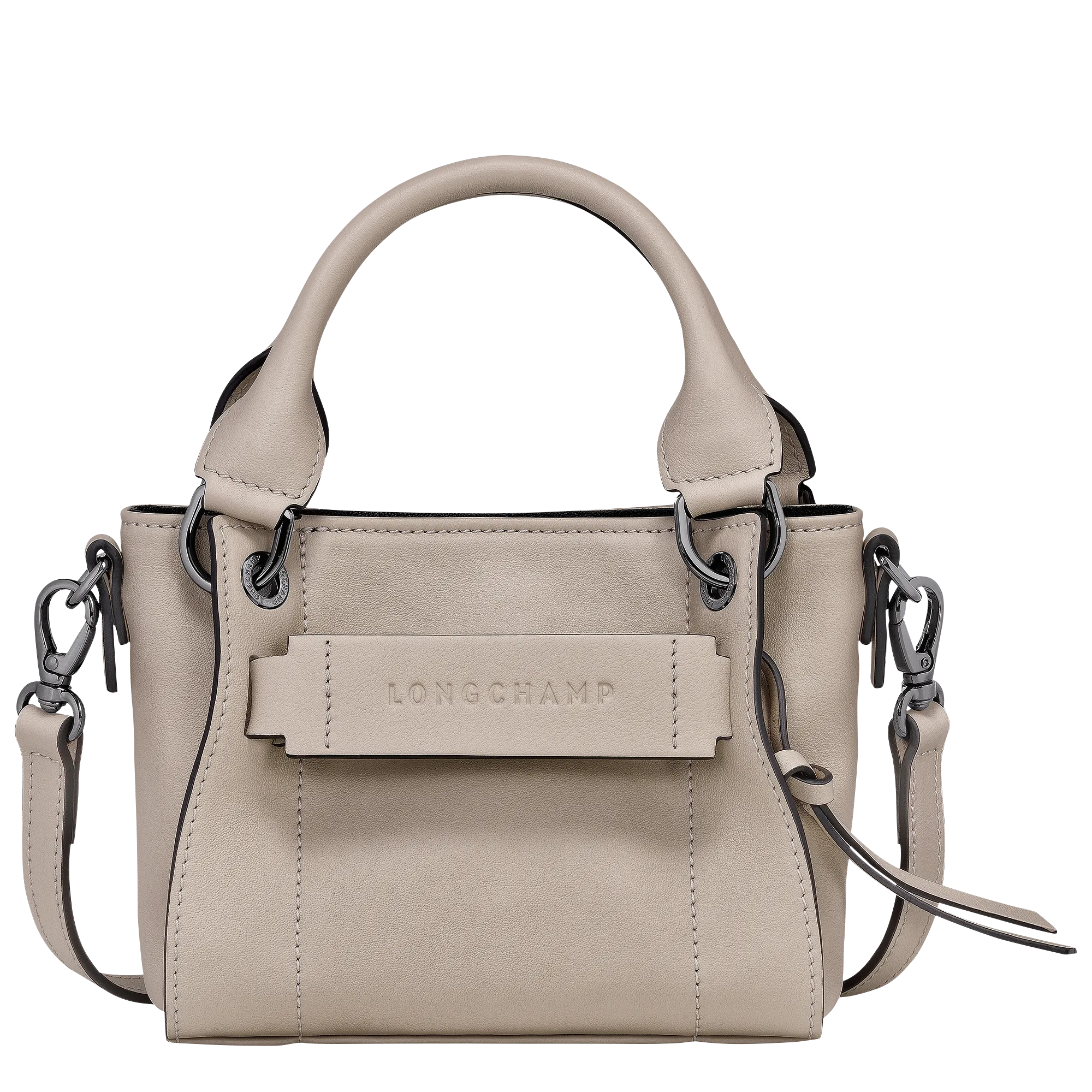 Longchamp 3D XS Handbag Clay - Leather