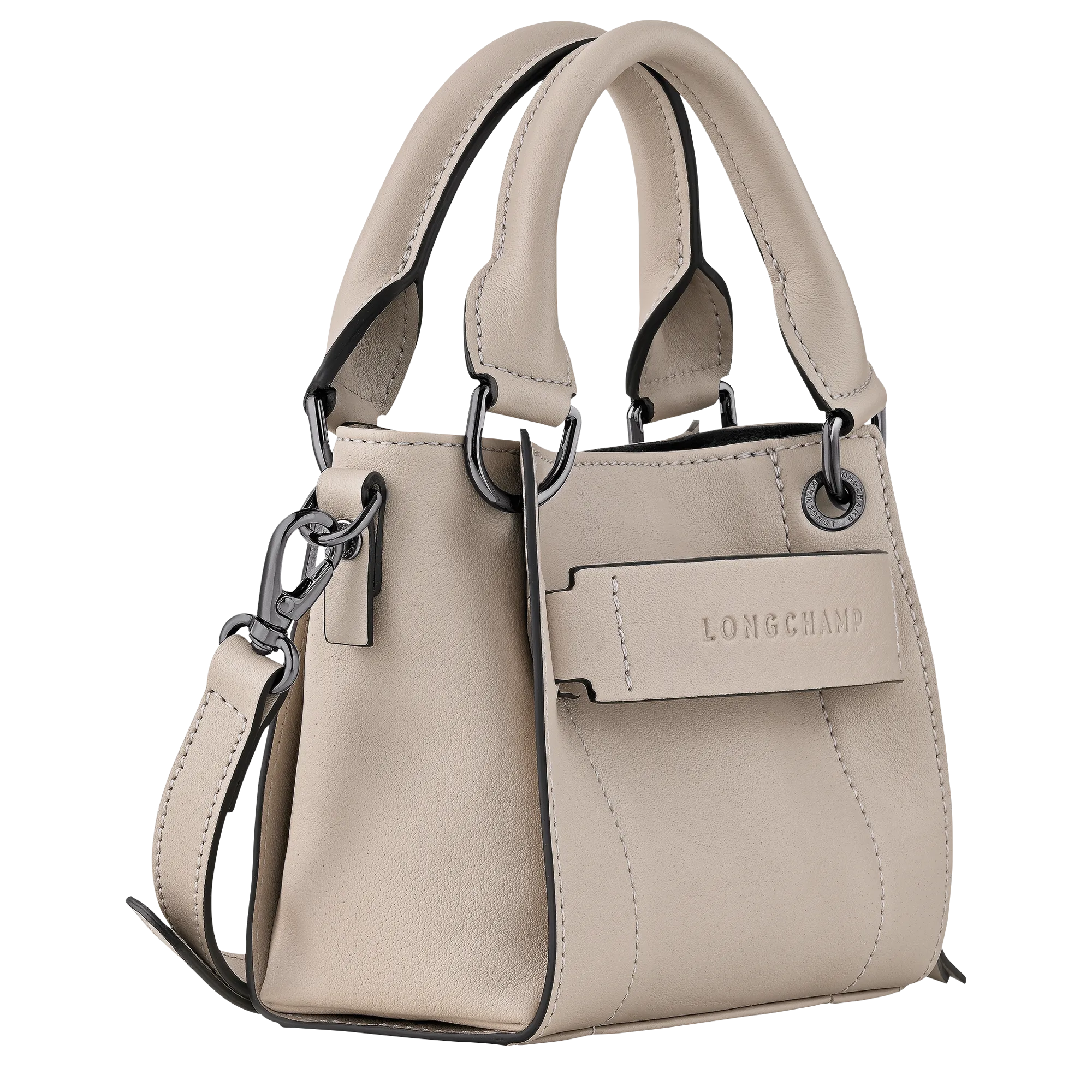 Longchamp 3D XS Handbag Clay - Leather