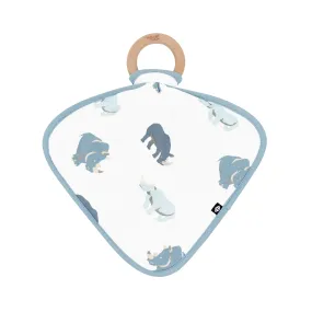 Lovey in Rhino with Removable Teething Ring