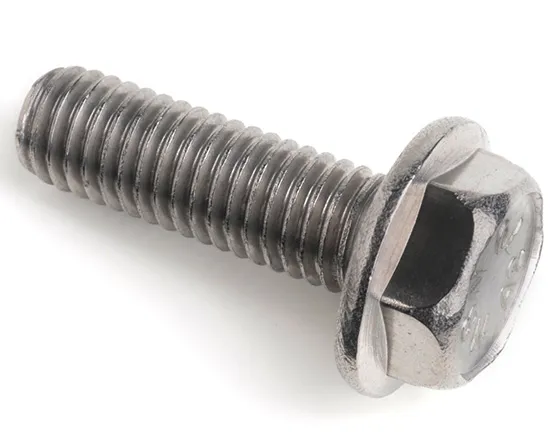 M5 X 45/45 FLANGED HEXAGON BOLT DIN 6921 A2-70 STAINLESS STEEL