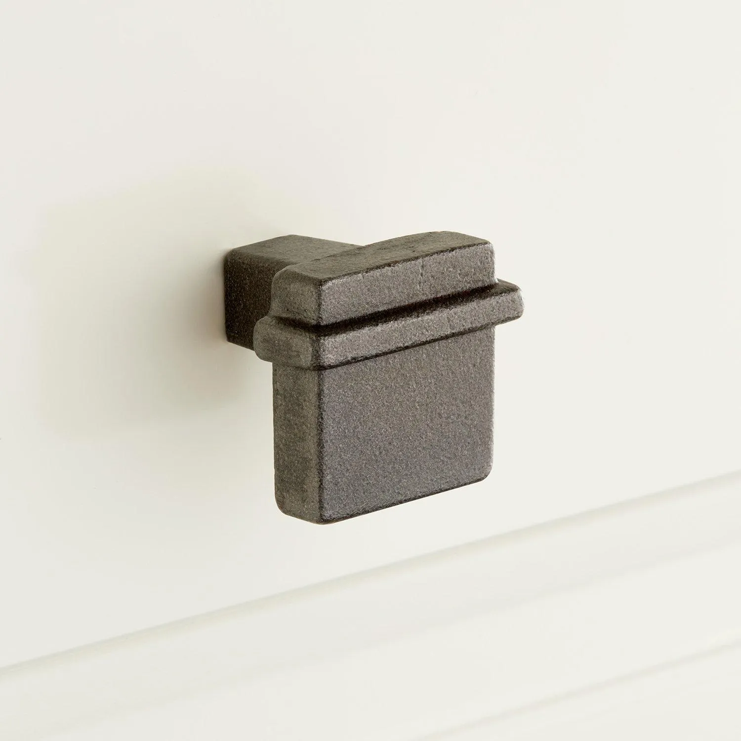 Marta Cast Iron Cabinet Knob - Antique Iron