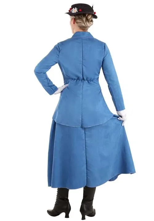 Mary Poppins Women's Blue Coat Costume