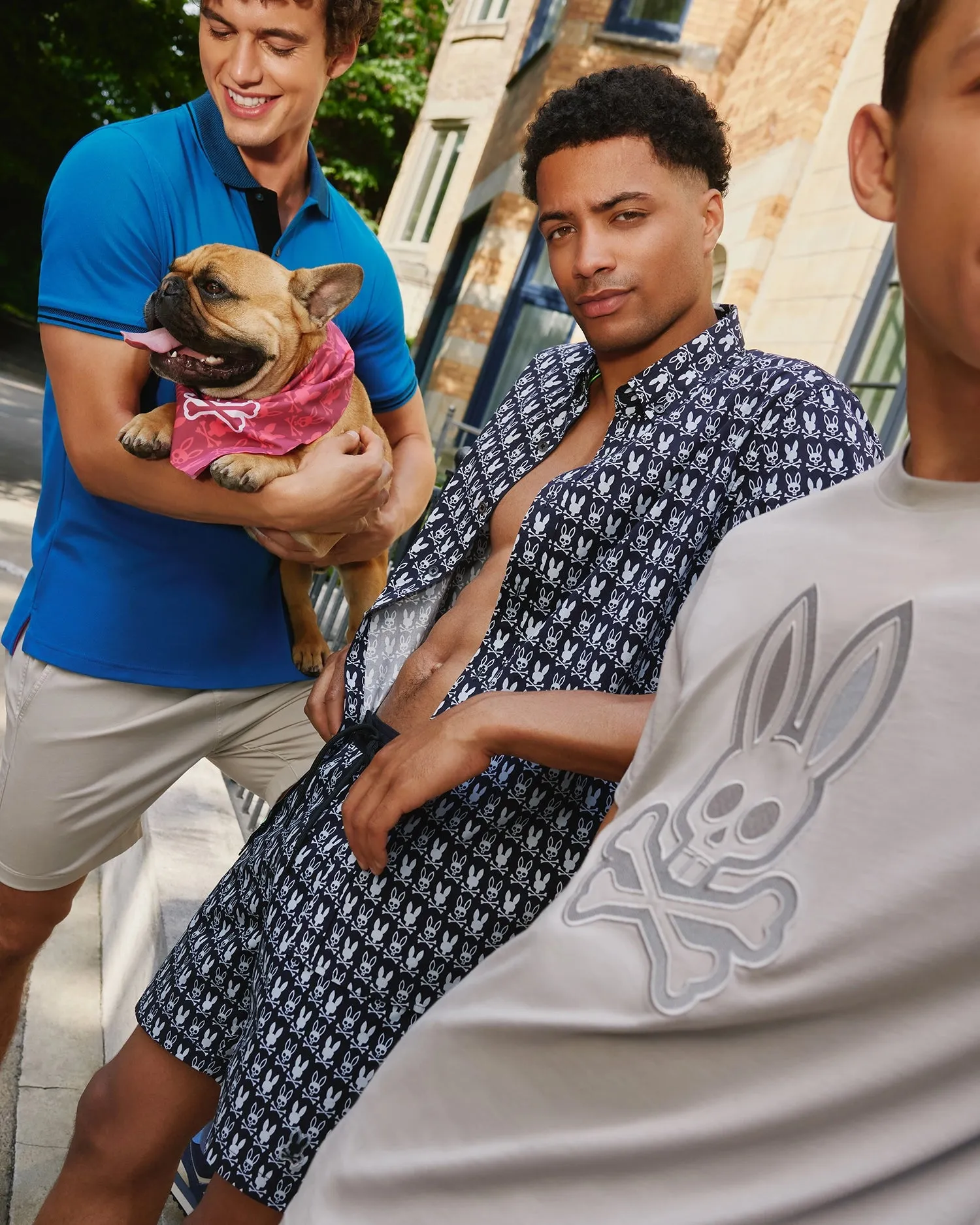 MENS TILDEN ALL OVER PRINT BUNNY SHIRT - B6Q898D200