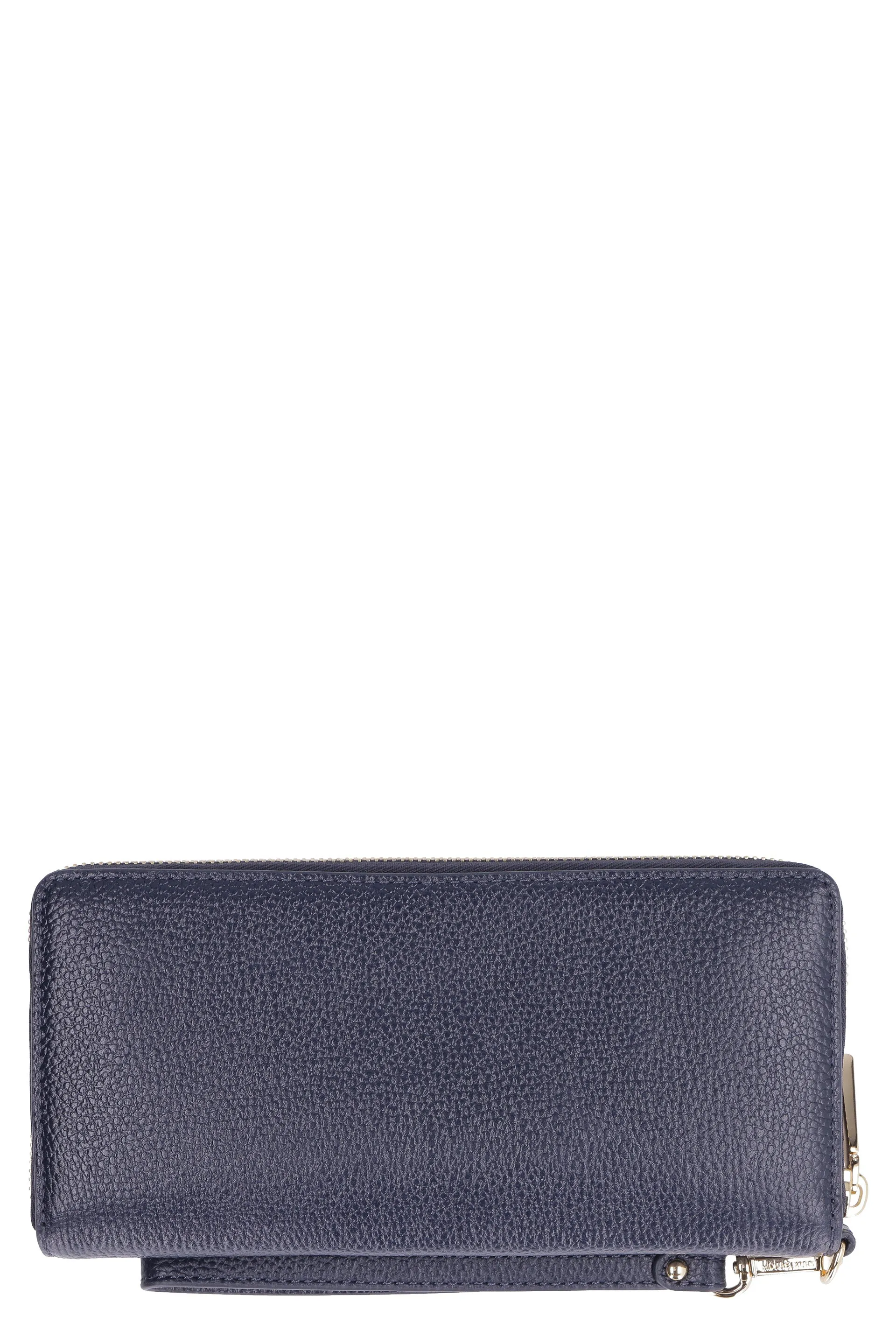 Michael Michael Kors Logo Plaque Zipped Wallet