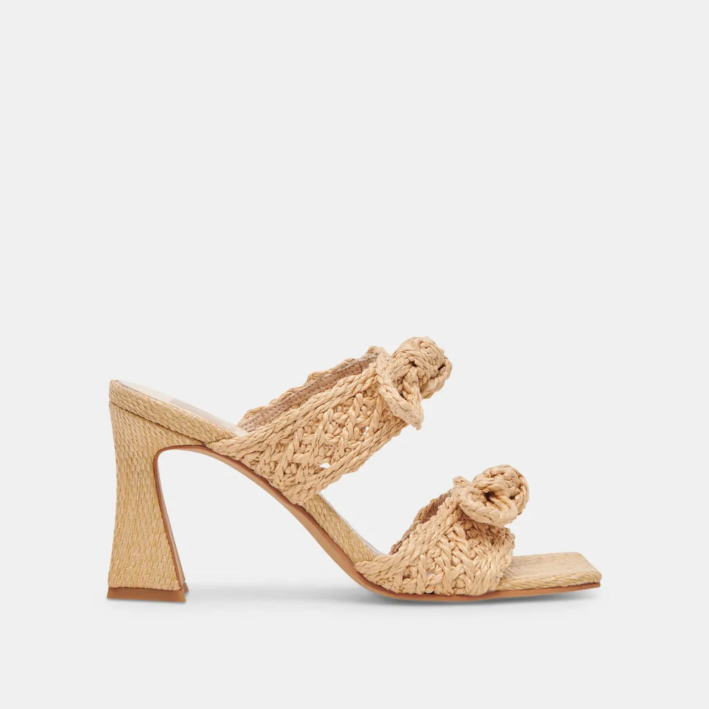 NIYAH HEELS LT NATURAL RAFFIA– Dolce Vita 6908079112258