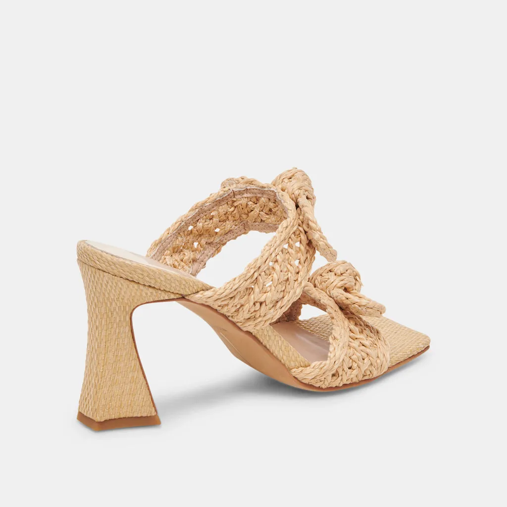 NIYAH HEELS LT NATURAL RAFFIA– Dolce Vita 6908079112258