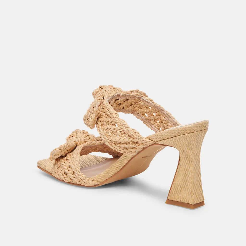 NIYAH HEELS LT NATURAL RAFFIA– Dolce Vita 6908079112258