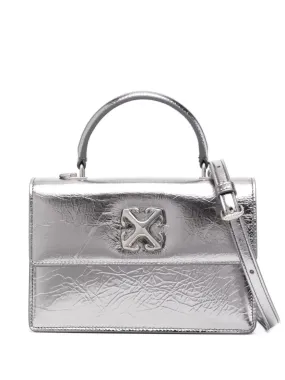 OFF-WHITE Metallic Effect Jitney 1.4 Handbag