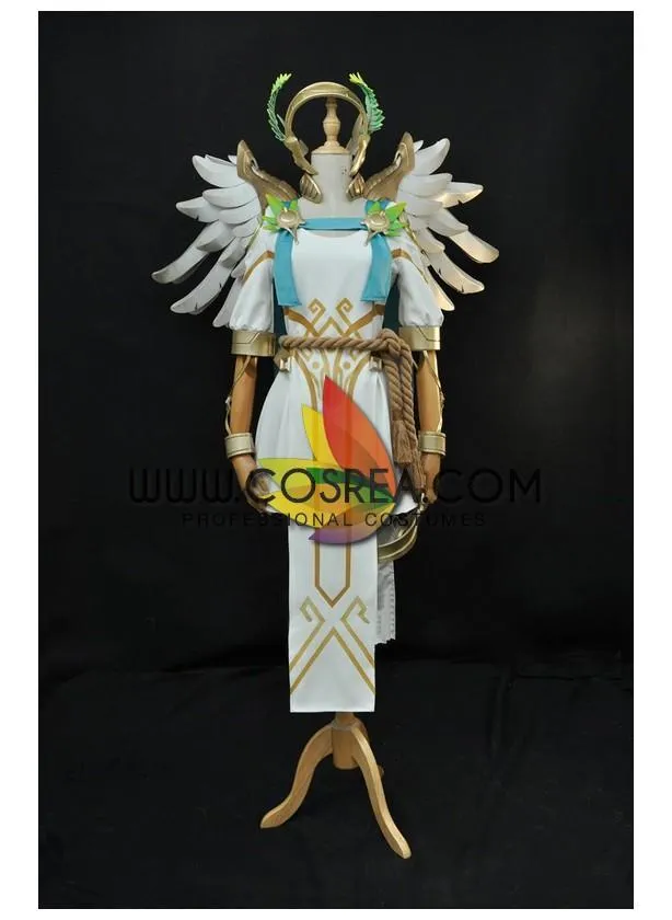 Overwatch Mercy Winged Victory Custom Cosplay Costume