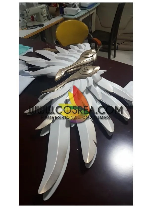 Overwatch Mercy Winged Victory Custom Cosplay Costume