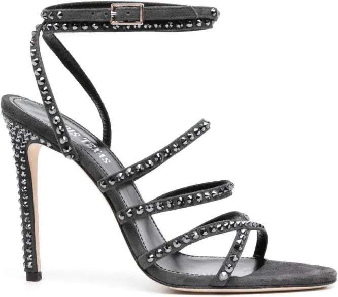 Paris Texas Holly Maeva 115mm sandals Grey