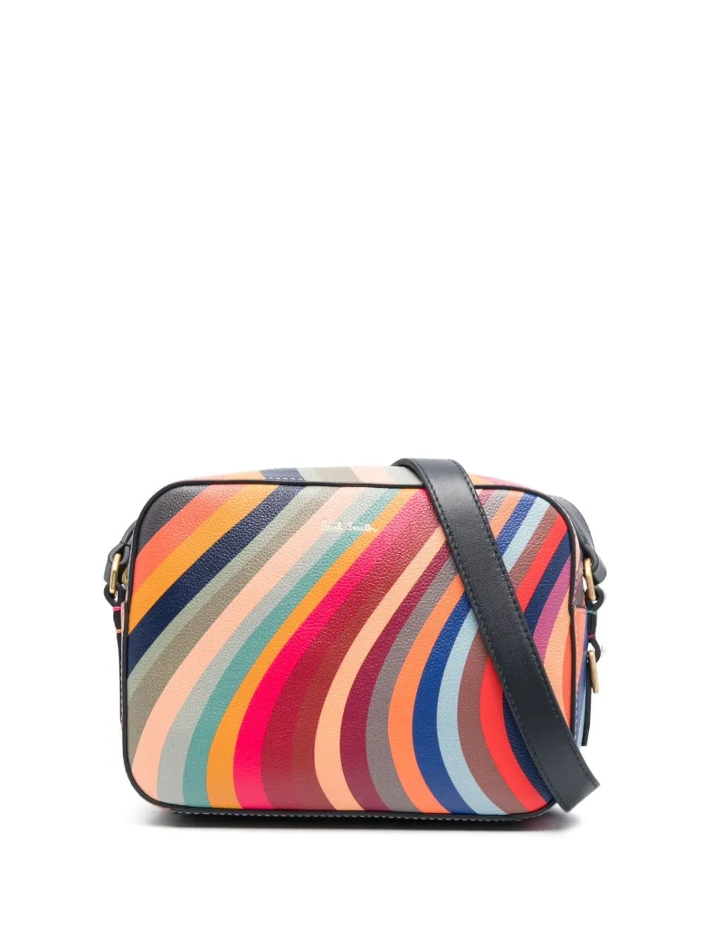 PAUL SMITH Vibrant Swirl Leather Crossbody Bag