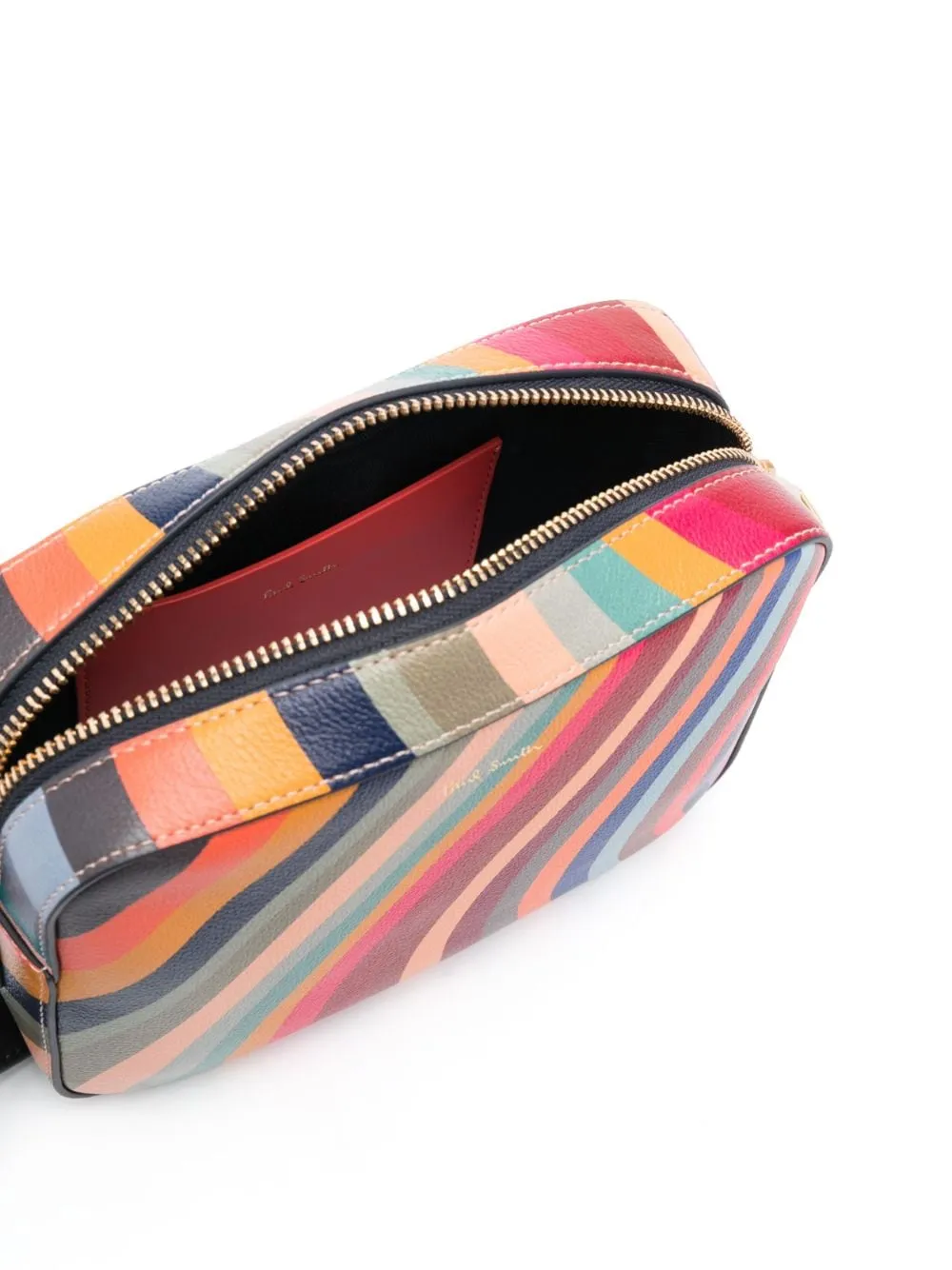 PAUL SMITH Vibrant Swirl Leather Crossbody Bag