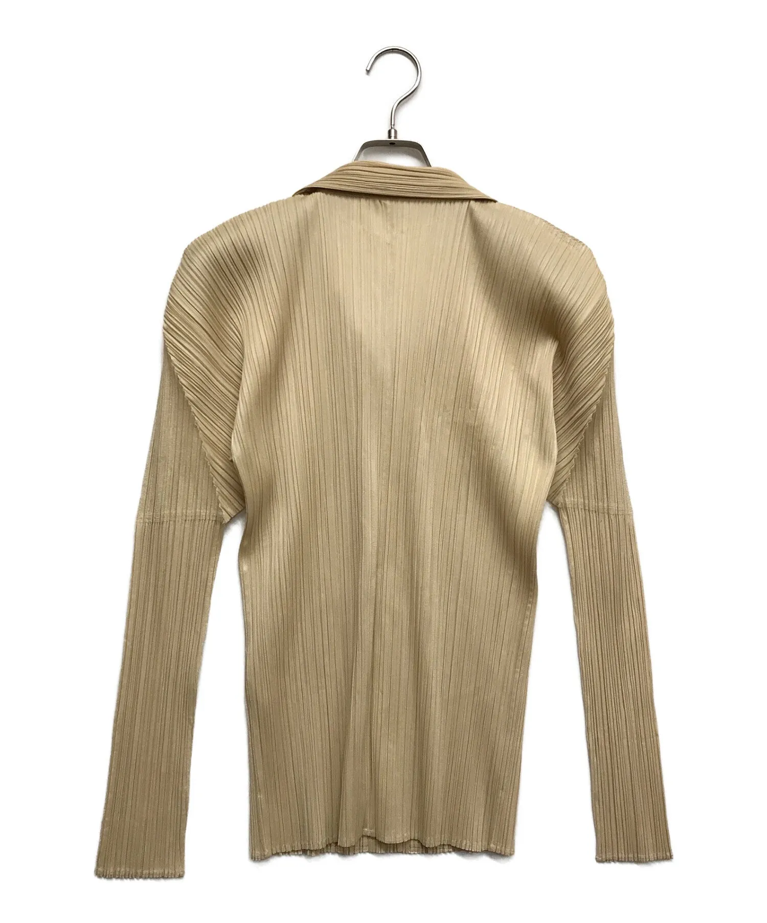 [Pre-owned] PLEATS PLEASE Long Sleeve Pleated Blouse Long Sleeve Blouse Blouse PP04-JK624