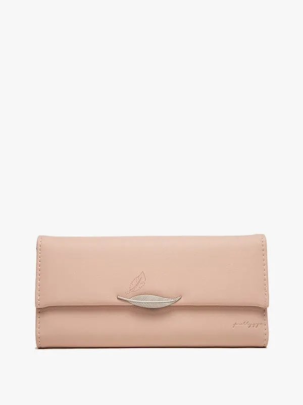 PU Solid Color Hand Wallet