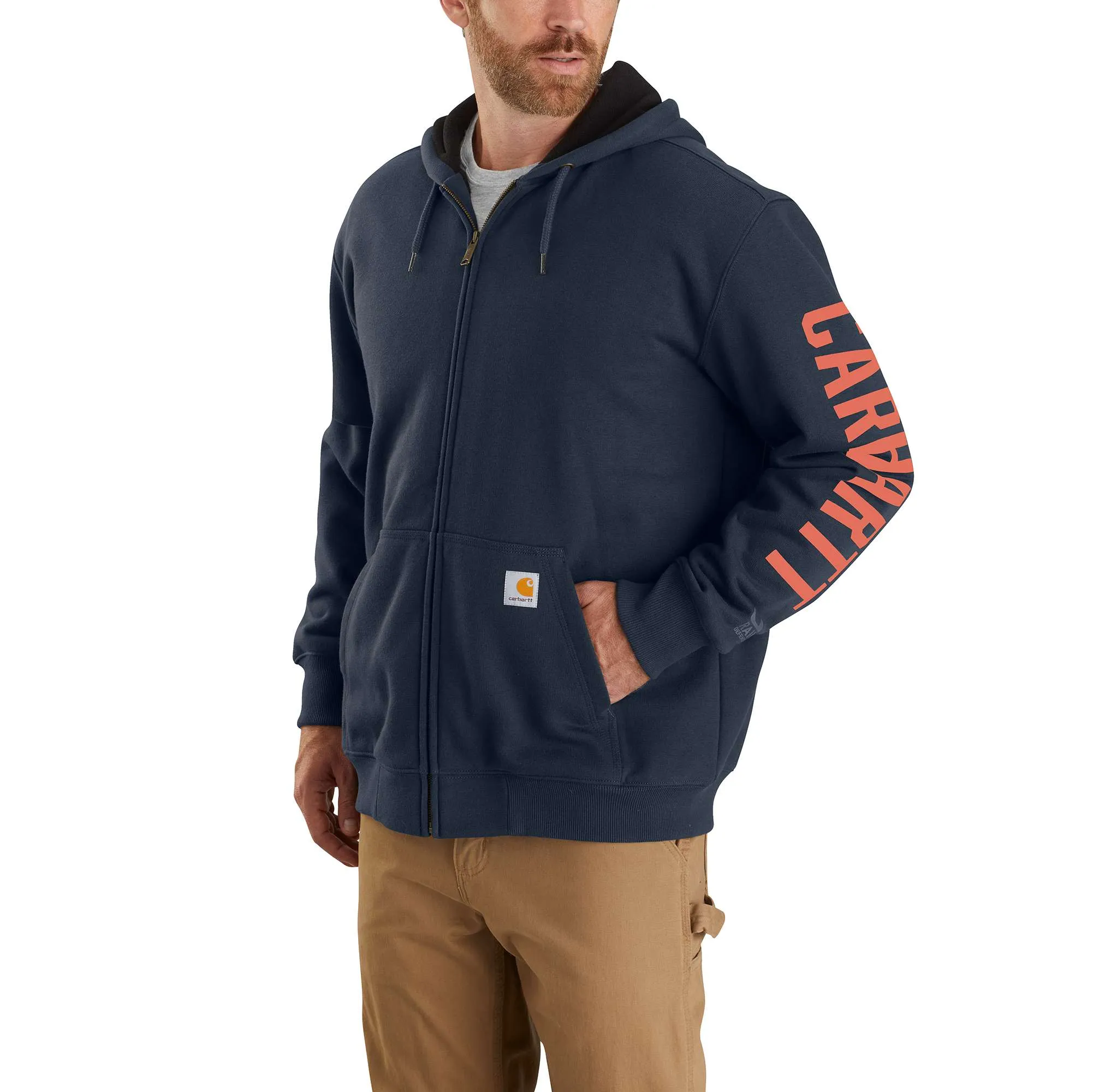 Rain Defender Original Fit Fleece Lined Logo Graphic Sweatshirt