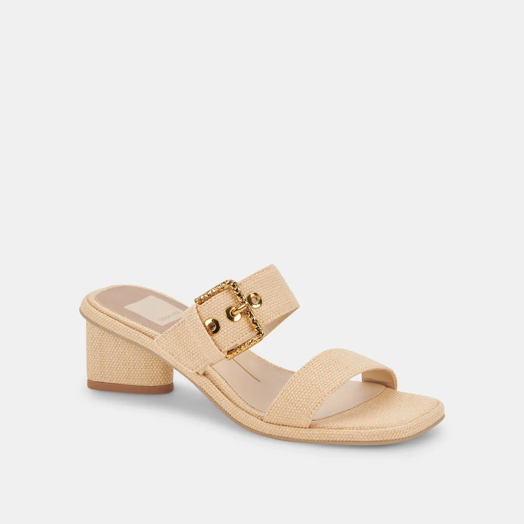 RIVA Sandals Natural Raffia | Women's Raffia Sandals– Dolce Vita 6882423930946