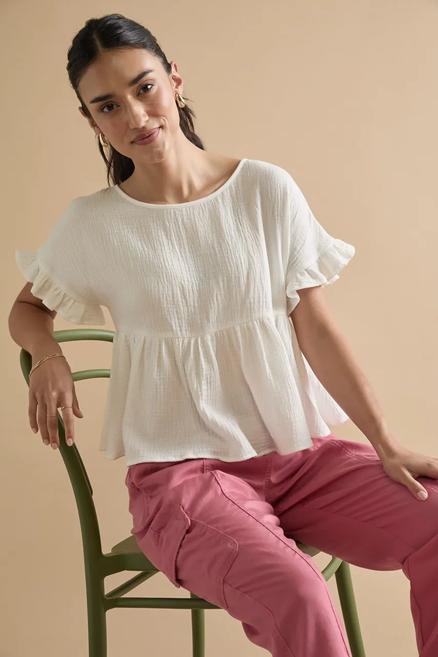 Rochelle Flutter Blouse