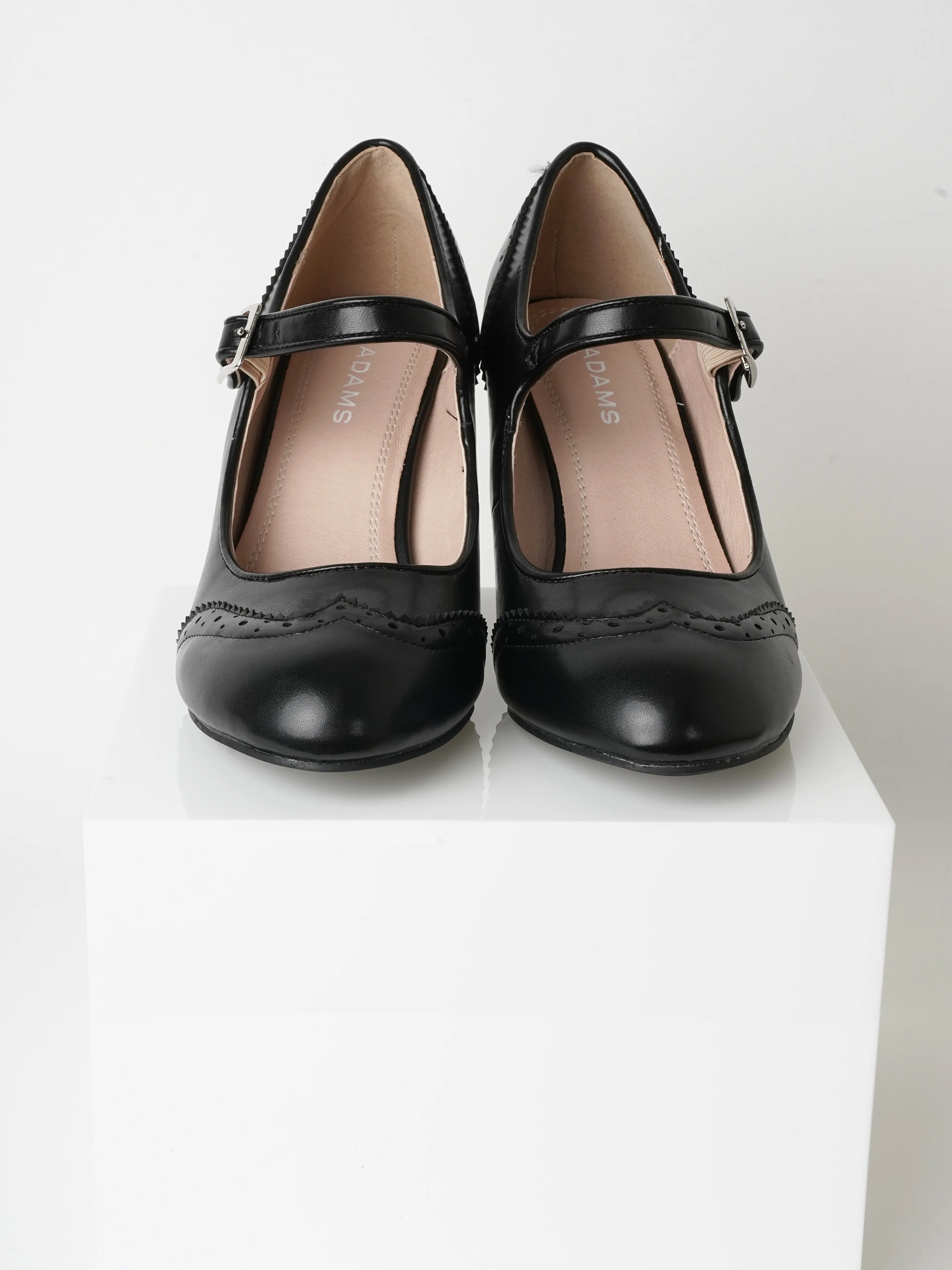 Round Toe Oxford Heel