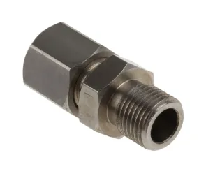 RS PRO, 1/8 BSPP Compression Fitting for Use with Thermocouple or PRT Probe, 6mm Probe, RoHS Compliant Standard