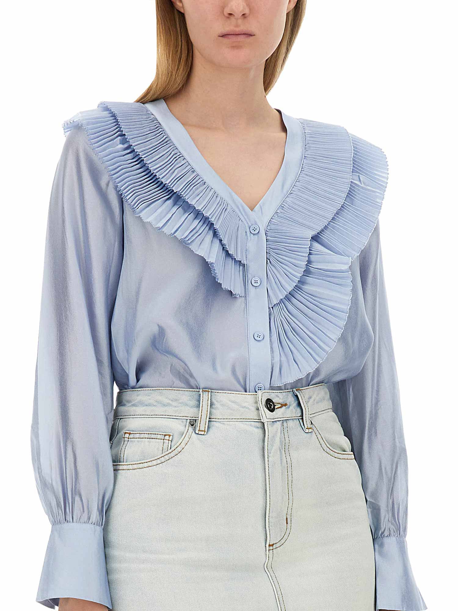 SELF-PORTRAIT    ORGANZA BLOUSE