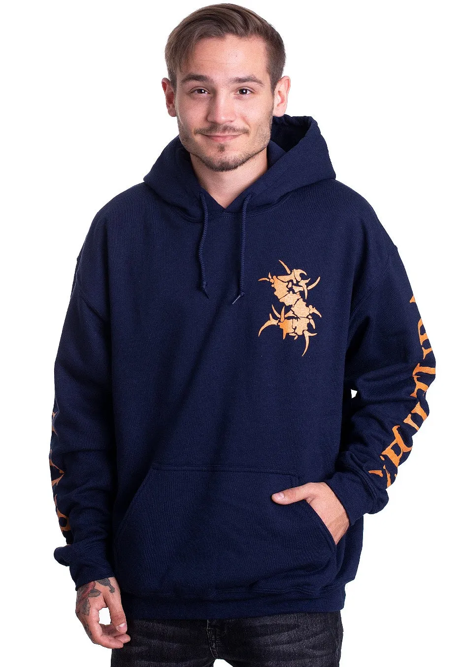 Sepultura - Logo Navy - Hoodie