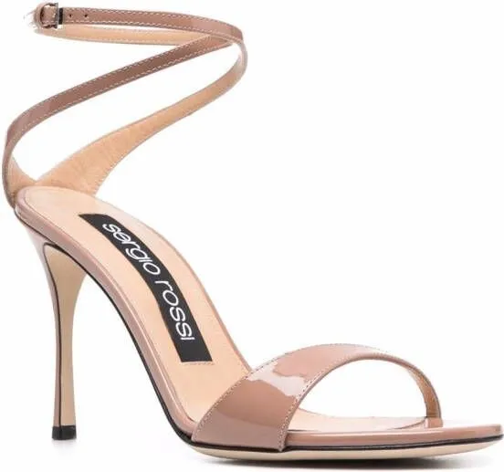 Sergio Rossi strap-detail open-toe sandals Neutrals