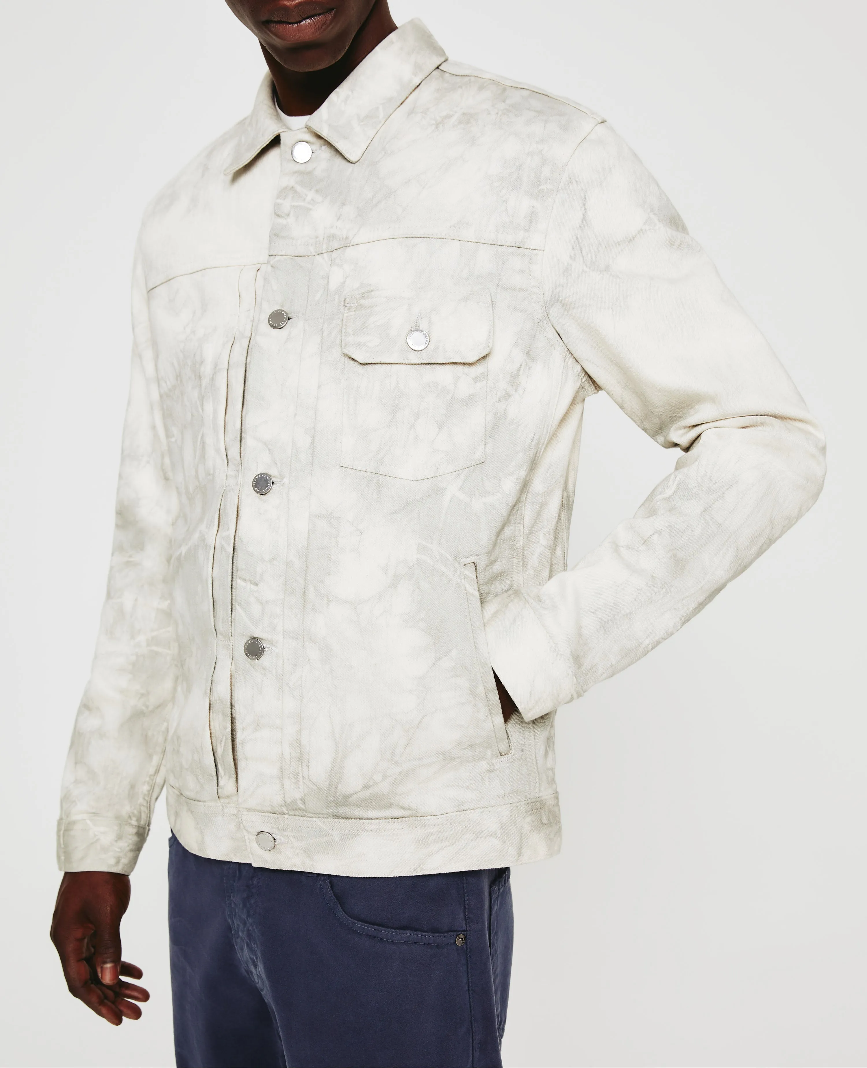     Sid Jacket   Pleated Trucker Jacket  