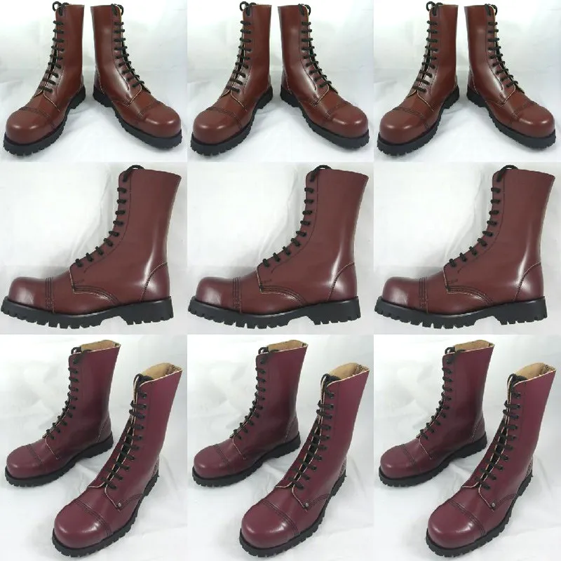 Steel Burgundy boots