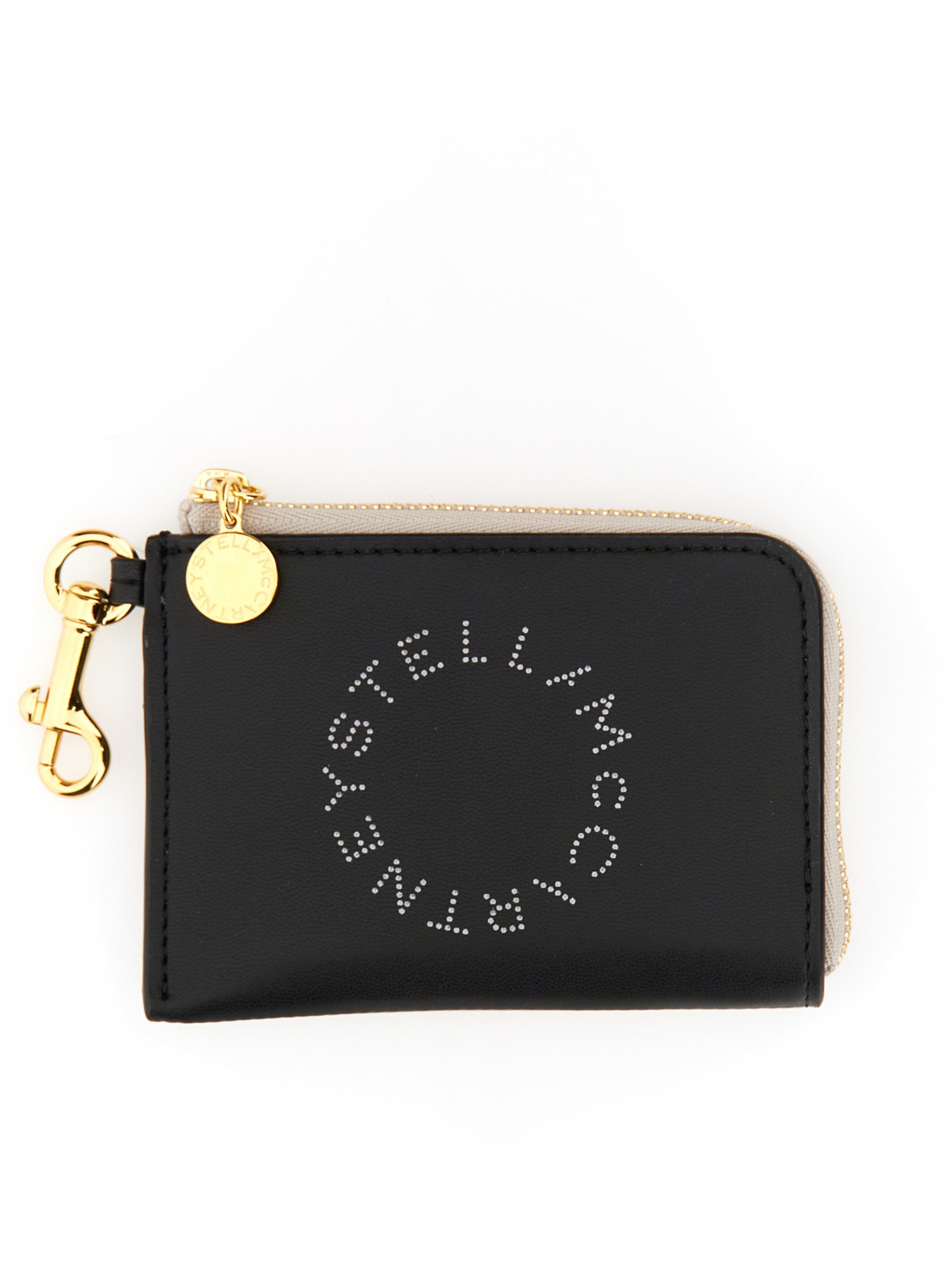 STELLA McCARTNEY    LEATHER LOGO WALLET