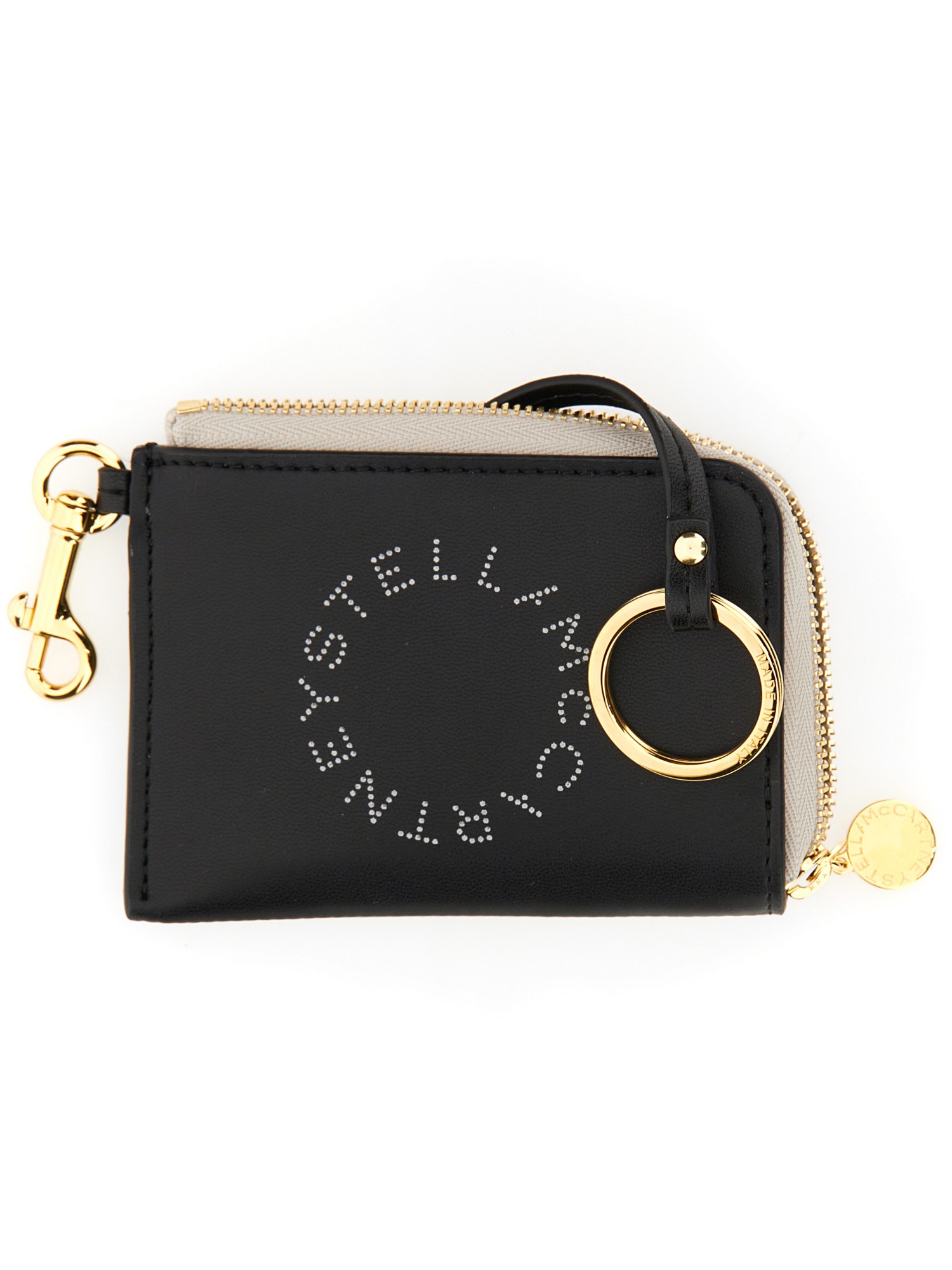 STELLA McCARTNEY    LEATHER LOGO WALLET