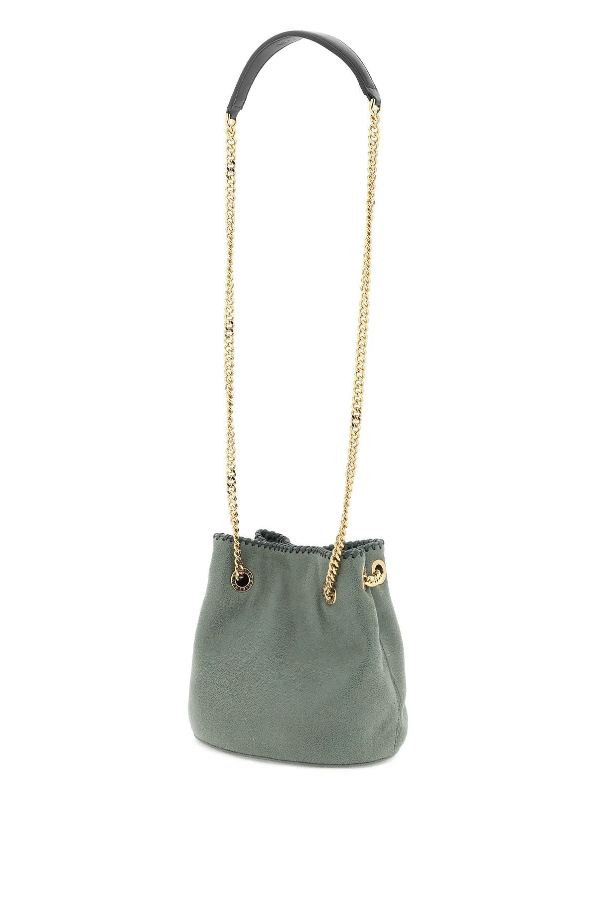 STELLA MCCARTNEY Mini Vegan Shaggy Deer Bucket Handbag