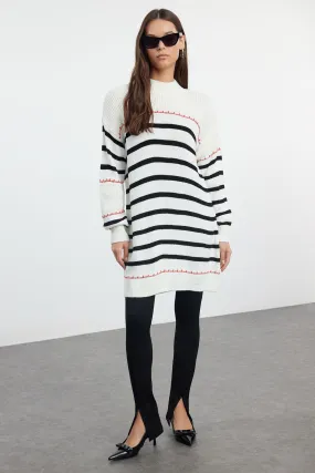 Striped Basic Knit Sweater