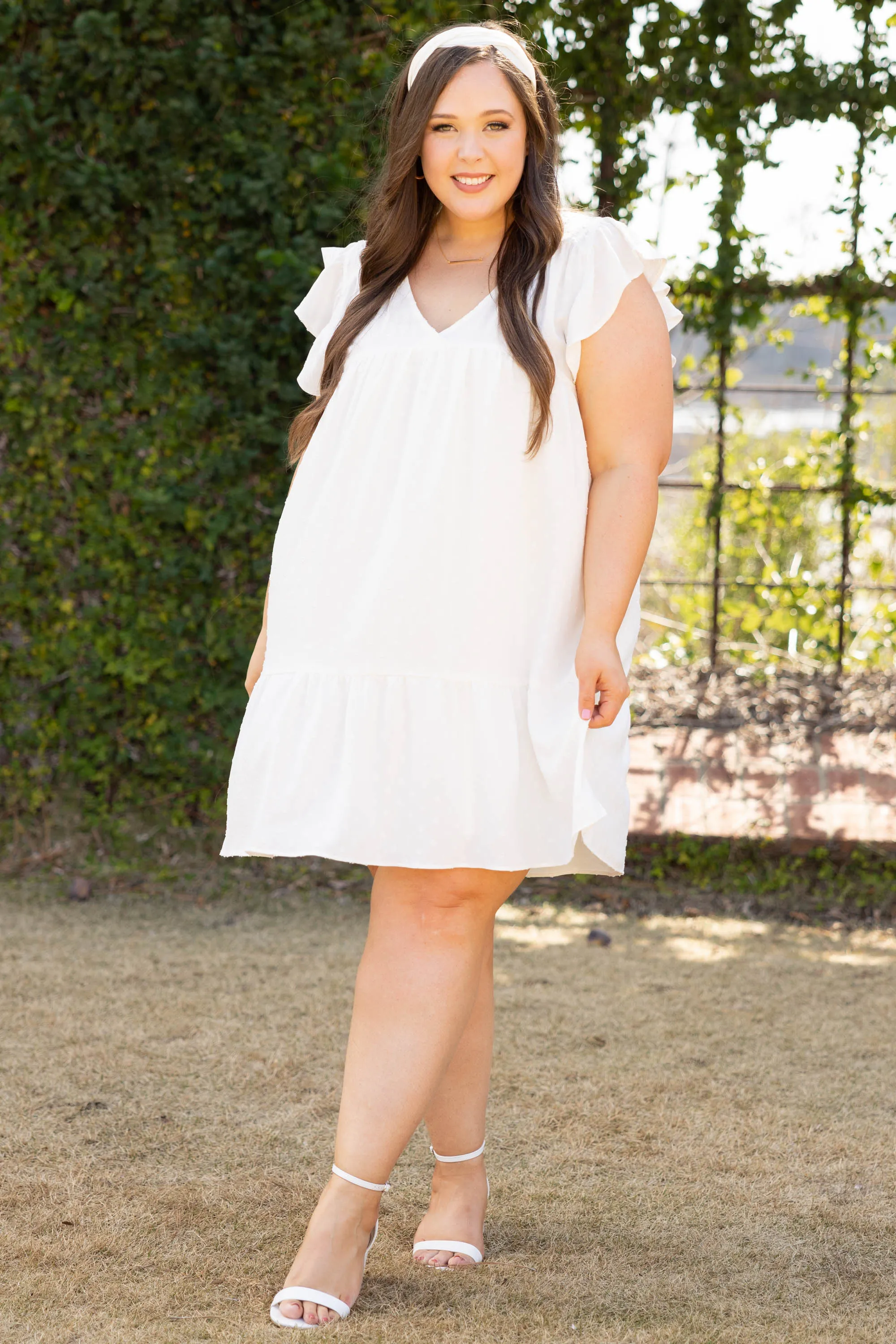 Sweet Honey Bee Dress, Off White